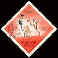 Hungary 1964 Olympic Games 30f Used Stamp Sport...
