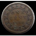 1888 Canada 1c Large Cent Bronze Circulated Pen...