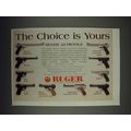 1996 Ruger KMK-10, MK-678, KP-4, P-512, MK-4B + Gun Ad