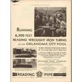 READING IRON COMPANY 1930 wrought iron tubing O...