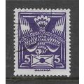 CZECHOSLOVAKIA 1920 DEFINITIVES 5H VIOLET SG 18...