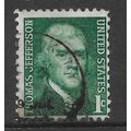 USA 1968 1c GREEN THOMAS JEFFERSON SG1259 FINE ...