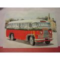1955 AUSTIN CXD BUS. unused postcard Maximim ca...