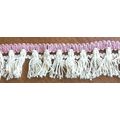 Mauve & Beige Decorative 2" Tassel Fringe Trim ...