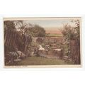 Evans Bakery Tea Garden Elham Postcard Kent