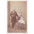 VICT. CDV PHOTO -SMARTLY DRESSED PARENTS WITH Y...