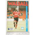 1996 programme Walsall v. Wigan Athletic, FA Ch...