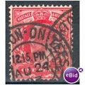 GB stamps 1902-10 KEV11 - 1d SG219 Stockton On ...