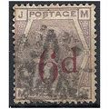 1883 SG162 6d on 6d Lilac Good Used Check Lette...