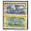 1957 Michel 1037+1038 - cancelled