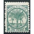 Samoa 1895 SG58 1d Green Mounted Mint ... .