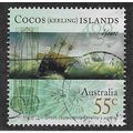 CKI 2009 55c 'ENGLISH EAST INDIAMAN' FINE USED ...