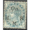 India stamps 1874 - SG O31 - QV ½a blue opt OHM...