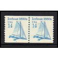 2134 14c Iceboat Very Fine MNH Dry Gum CNP Left...