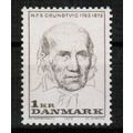 1972 Denmark Sc# 490 Mint NH - F.S. Gruntvig th...