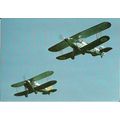 Aviation HAWKER HIND & GLOSTER GLADIATOR Postca...