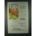 1946 Union Pacific Railroad Ad - 1708 Square Miles of Scenic Beauty
