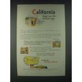 1946 Union Pacific Railroad Ad - California Hangs Out the Welcome Sign