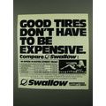 1981 Swallow Motorcycle Tubes & Tires Ad