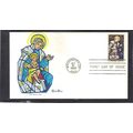 FDC Tuder House 1842 15c Christmas (Cachet-U/A)...