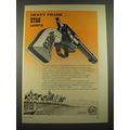 1962 Colt Frontier Scout Revolver Advertisement - Heavy frame.. Stag grips