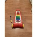 Vintage Little Tikes Musical Xylophone Pull Str...