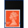 Machin SG U3084 M19L - £1.17 bright orange MNH ...