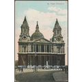 St Paul's Cathedral, London, 1913 - Postcard