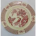 Wood & Sons Yuan Pink Dinner Plate Exotic Bird ...