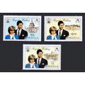 Anguilla Charles and Diana Royal Wedding 3v 198...