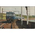 Electric Glasgow Suburban Blue Train at Craigen...