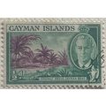 Cayman Islands KGVI 1950 ½d Coconut Grove Brac ...