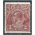 Australia 1924 SG78 2d Red-Brown Mounted Mint .