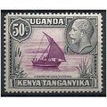 KUT 1935 SG116 50c Bright Purple & Black Mounte...