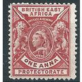 British East Africa 1896 SG66 1a Carmine-Rose M...
