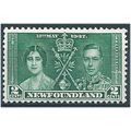 Newfgoundland 1937 SG254 2c Green Coronation Mo...