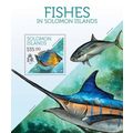 SOLOMON ISLANDS 2013 SHEET MNH FISHES PECES POI...