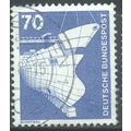 Germany 1975 - 70pf blue - Ship in dry dock - used