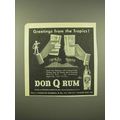 1944 Don Q Rum Ad - Greetings From the Tropics