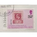 St Helena QEII 1979 Rowland Hill 32p 1902 1d Us...