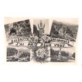 LOURDES, FRANCE multiview unused antique postca...