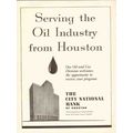 CITY NATIONAL BANK 1954 serving oil industry fr...