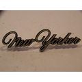 1976 77 78 CHRYSLER NEW YORKER GOLD SCRIPT EMBL...