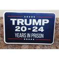 trump 20-24 years in prison car sticker
