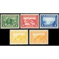 397-400A, Mint VF LH Set of Five Stamps * Stuar...