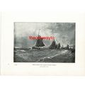 French Fishing Fleet, Boulogne (Babes, Reverse)...