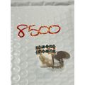NWT Ring Bomb Party Sz9 RBP Blue Clusters Rose ...