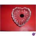 MDINA CRYSTAL TRINKET DISH HEART SHAPEDL / DISH...