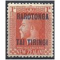 Cook Islands (Rarotonga) 1919 SG55 1/- Vermilli...