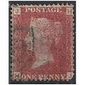 1858 SG43 1d Red Plate 159 Good/Fine Used Check...
